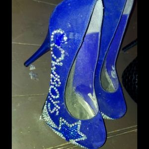 Custom sz 11 cowboys platform 5.5 heels